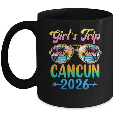 Girl's Trip Cancun 2026 Summer Vacation Sunglasses Mug | siriusteestore