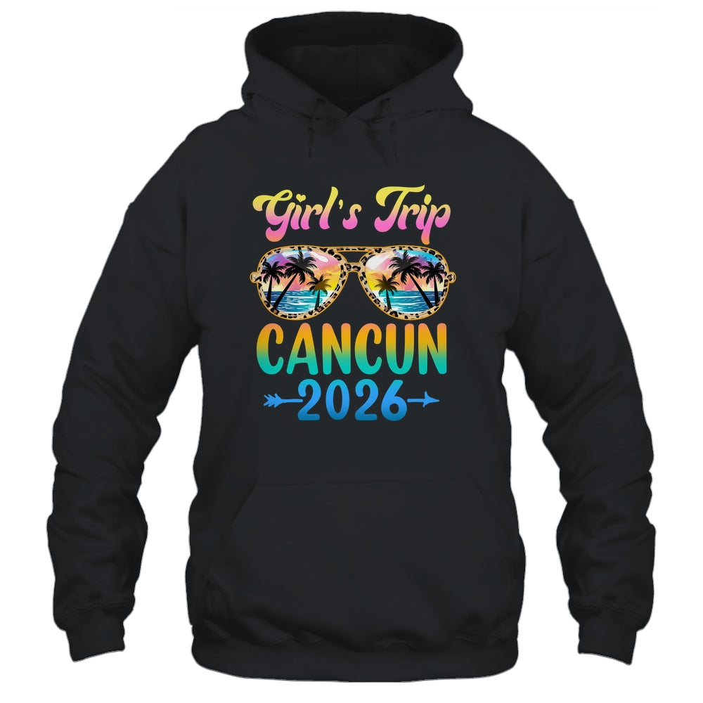 Girl's Trip Cancun 2026 Summer Vacation Sunglasses Shirt & Tank Top | siriusteestore