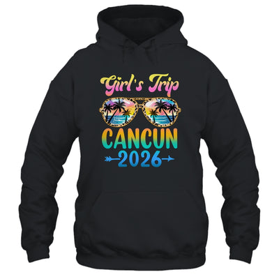 Girl's Trip Cancun 2026 Summer Vacation Sunglasses Shirt & Tank Top | siriusteestore