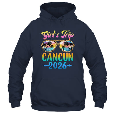 Girl's Trip Cancun 2026 Summer Vacation Sunglasses Shirt & Tank Top | siriusteestore
