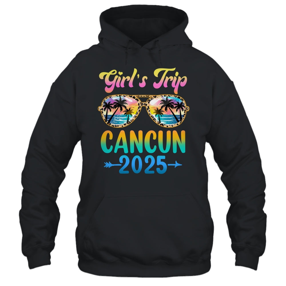 Girl's Trip Cancun Mexico 2025 Summer Vacation Sunglasses Shirt & Tank Top | siriusteestore