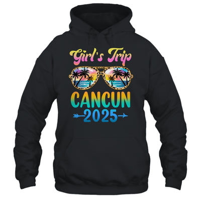 Girl's Trip Cancun Mexico 2025 Summer Vacation Sunglasses Shirt & Tank Top | siriusteestore
