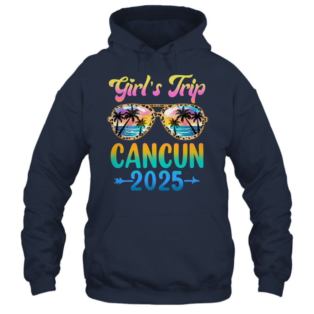 Girl's Trip Cancun Mexico 2025 Summer Vacation Sunglasses Shirt & Tank Top | siriusteestore