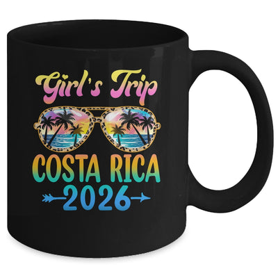 Girl's Trip Costa Rica 2026 Summer Vacation Sunglasses Mug | siriusteestore
