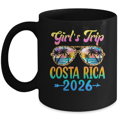 Girl's Trip Costa Rica 2026 Summer Vacation Sunglasses Mug | siriusteestore