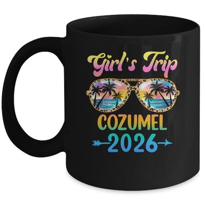 Girl's Trip Cozumel 2026 Summer Vacation Sunglasses Mug | siriusteestore