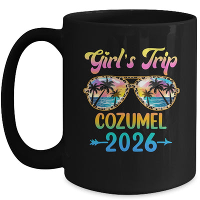 Girl's Trip Cozumel 2026 Summer Vacation Sunglasses Mug | siriusteestore