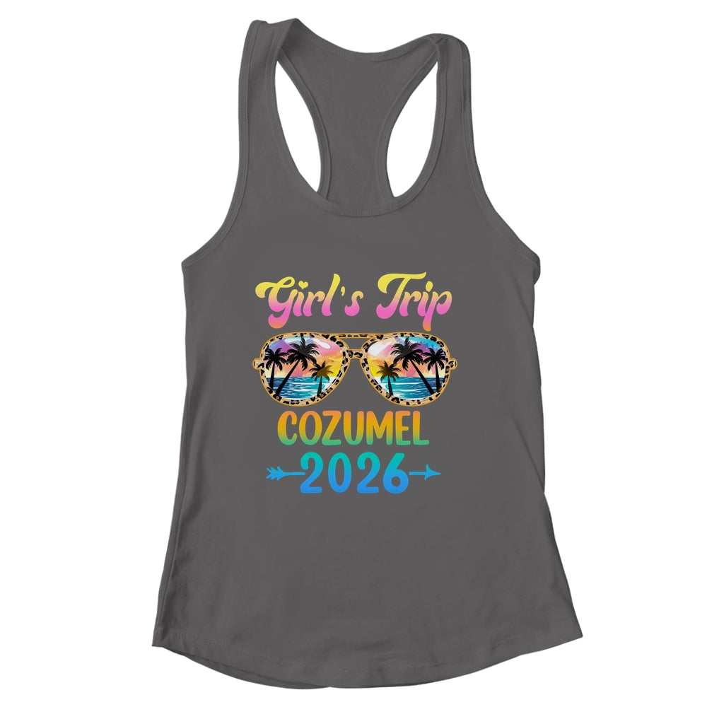 Girl's Trip Cozumel 2026 Summer Vacation Sunglasses Shirt & Tank Top | siriusteestore
