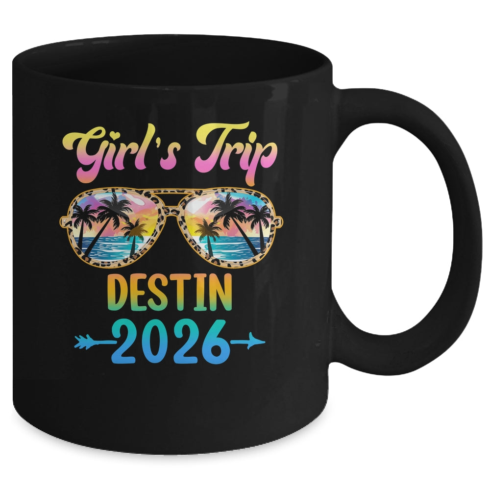 Girl's Trip Destin 2026 Summer Vacation Sunglasses Mug | siriusteestore