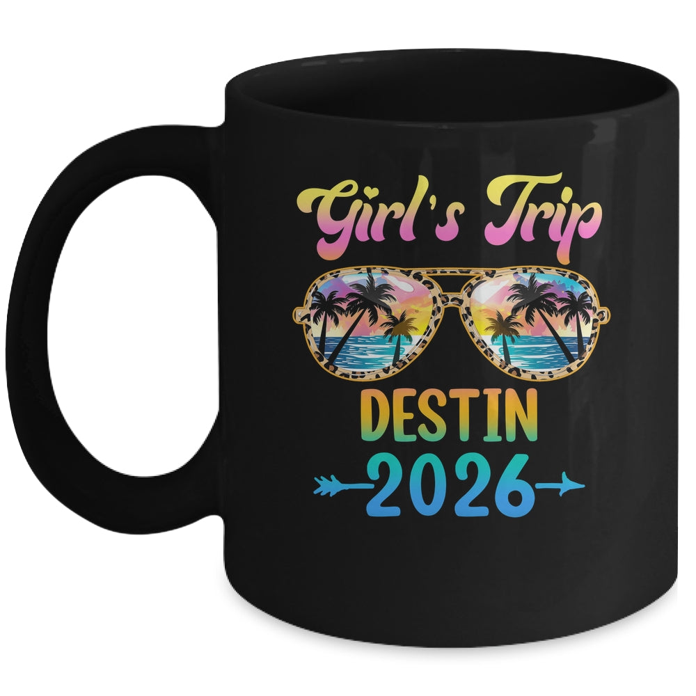 Girl's Trip Destin 2026 Summer Vacation Sunglasses Mug | siriusteestore