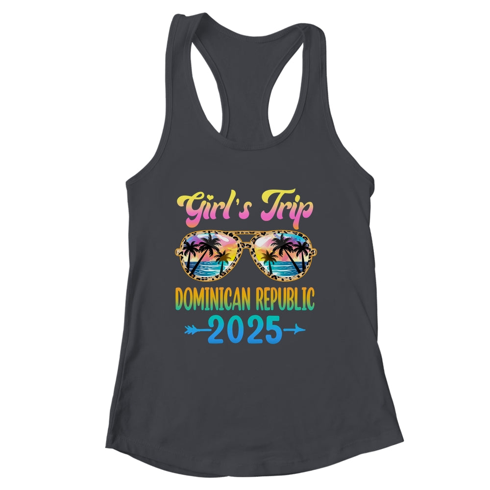Girl's Trip Dominican Republic 2025 Summer Vacation Sunglasses Shirt & Tank Top | siriusteestore