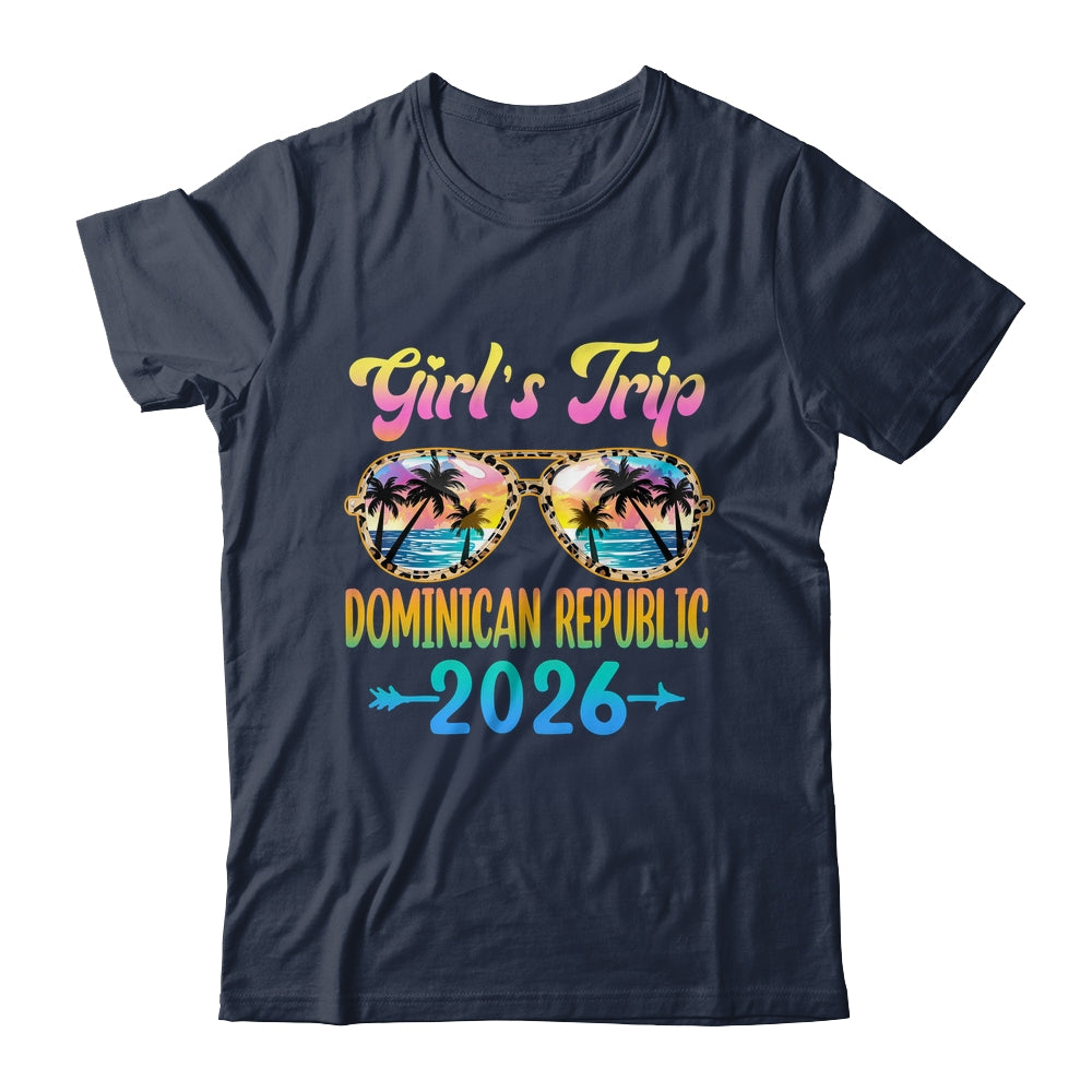 Girl's Trip Dominican Republic 2026 Summer Vacation Sunglasses Shirt & Tank Top | siriusteestore