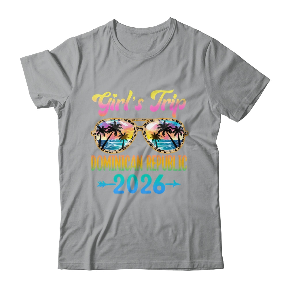 Girl's Trip Dominican Republic 2026 Summer Vacation Sunglasses Shirt & Tank Top | siriusteestore