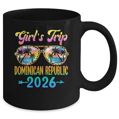 Girl's Trip Dominican Republic 2026 Summer Vacation Sunglasses Mug | siriusteestore