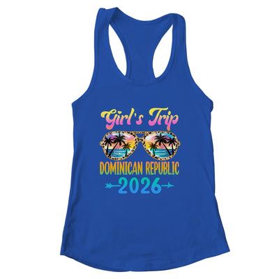 Girl's Trip Dominican Republic 2026 Summer Vacation Sunglasses Shirt & Tank Top | siriusteestore