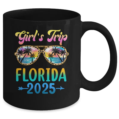Girl's Trip Florida 2025 Summer Vacation Sunglasses Mug | siriusteestore
