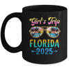 Girl's Trip Florida 2025 Summer Vacation Sunglasses Mug | siriusteestore