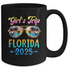 Girl's Trip Florida 2025 Summer Vacation Sunglasses Mug | siriusteestore