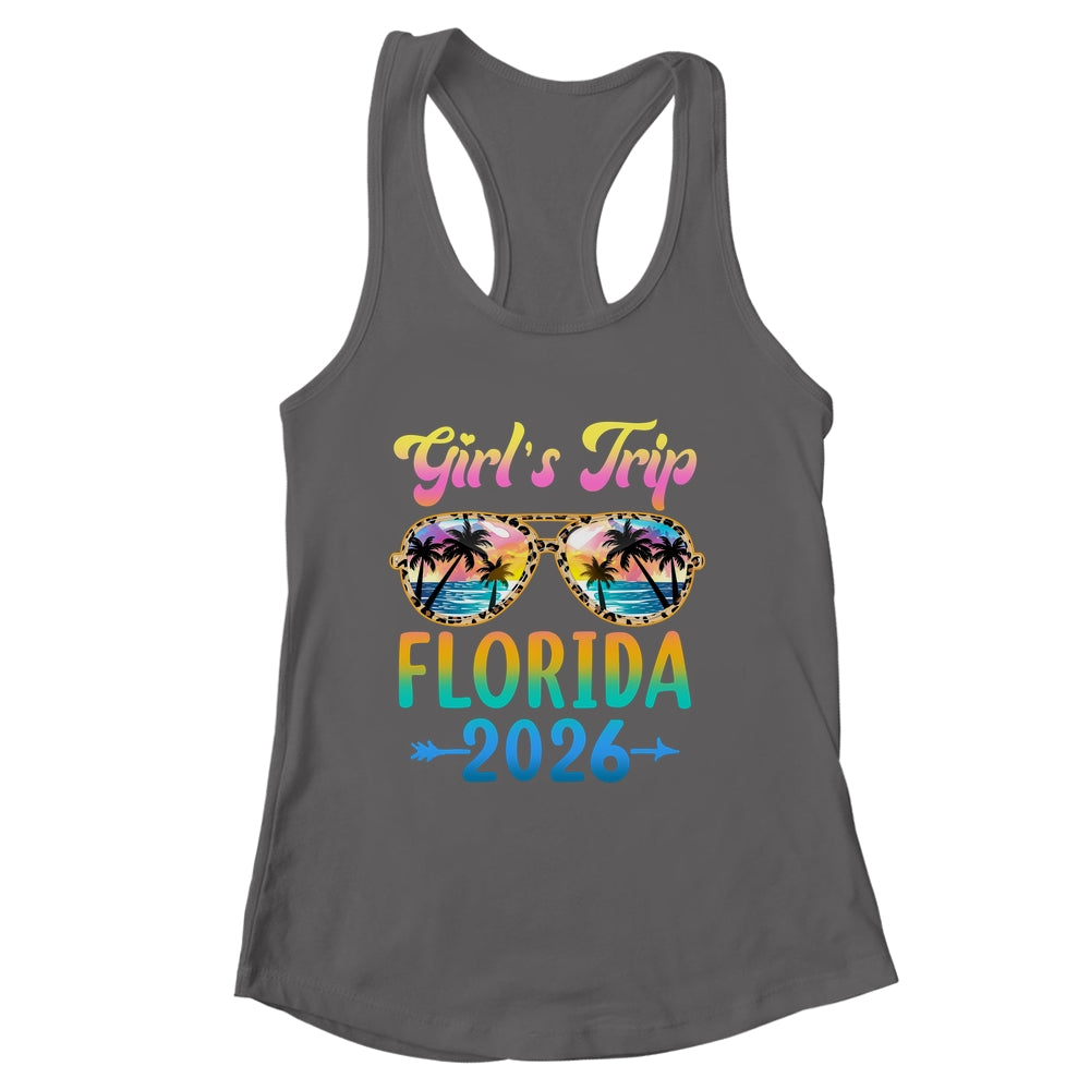 Girl's Trip Florida 2026 Summer Vacation Sunglasses Shirt & Tank Top | siriusteestore