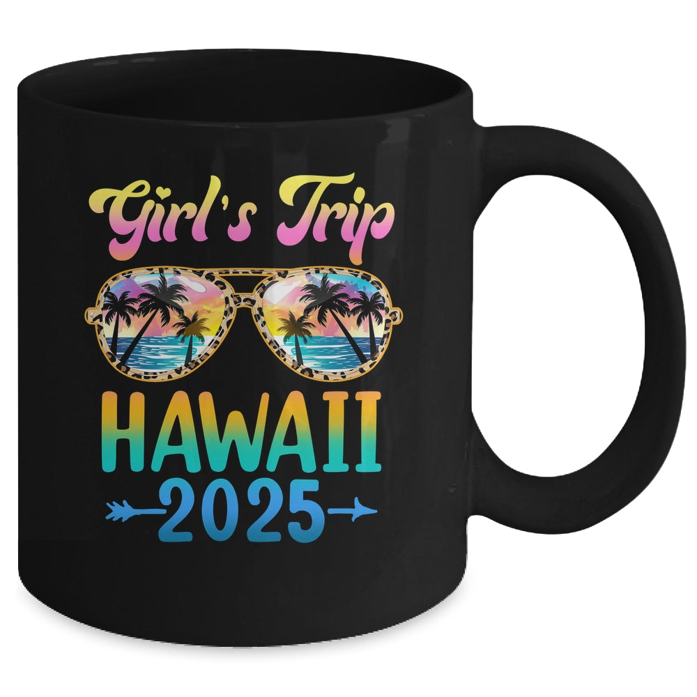 Girl's Trip Hawaii 2025 Summer Vacation Sunglasses Mug | siriusteestore