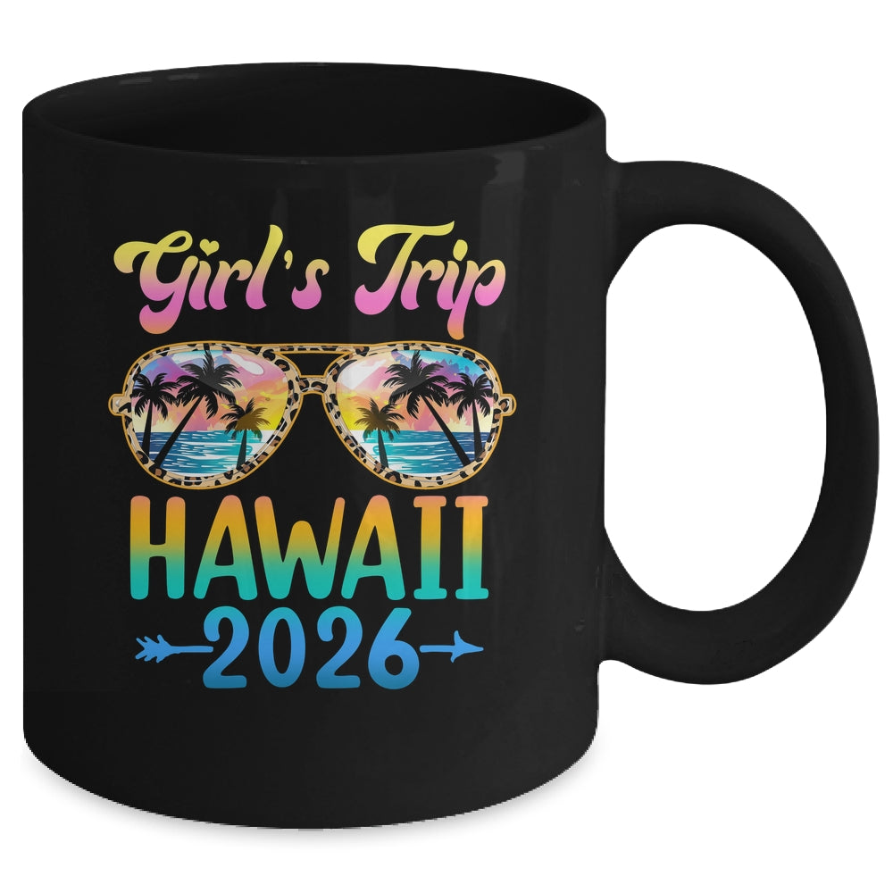 Girl's Trip Hawaii 2026 Summer Vacation Sunglasses Mug | siriusteestore