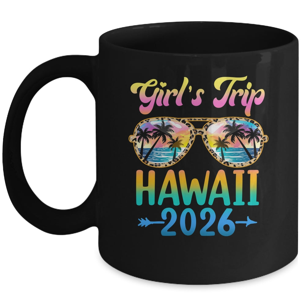 Girl's Trip Hawaii 2026 Summer Vacation Sunglasses Mug | siriusteestore