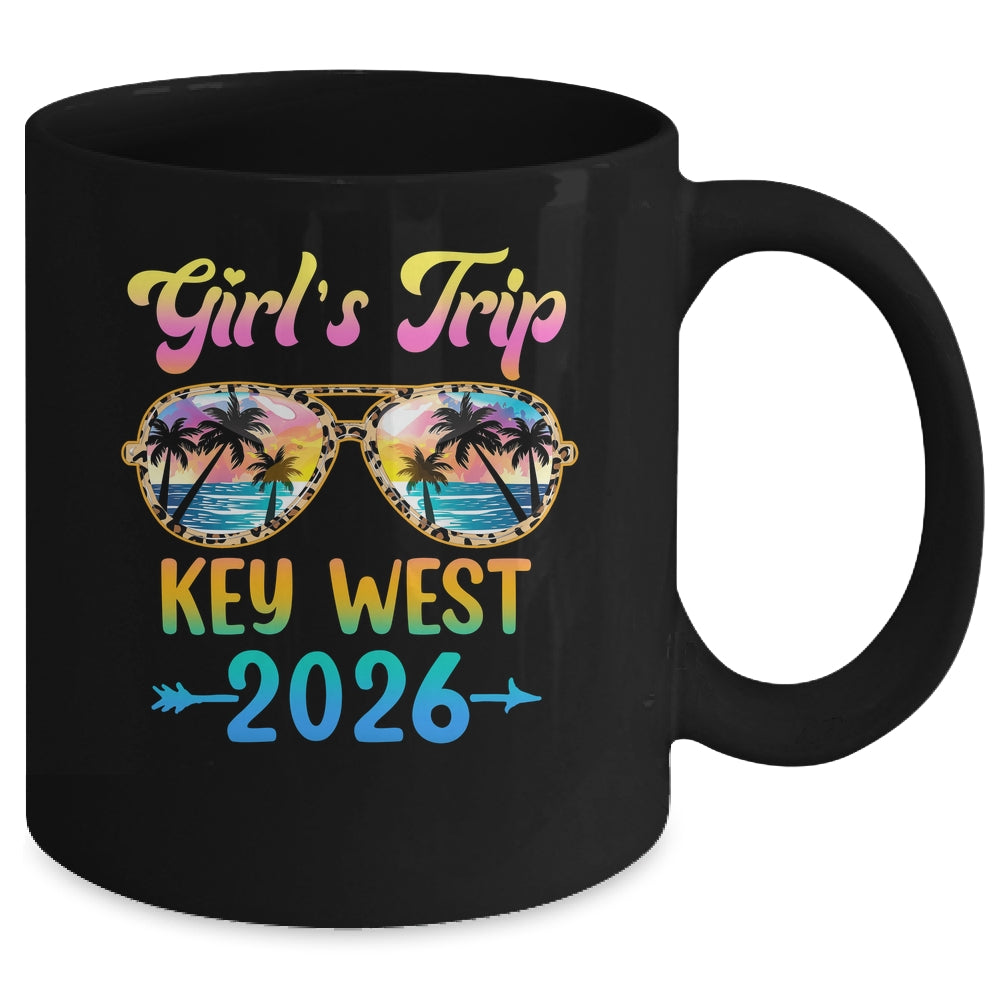 Girl's Trip Key West 2026 Summer Vacation Sunglasses Mug | siriusteestore