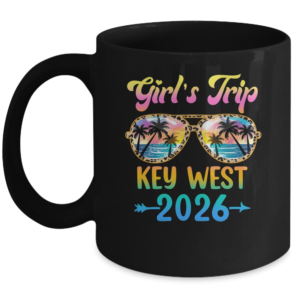 Girl's Trip Key West 2026 Summer Vacation Sunglasses Mug | siriusteestore