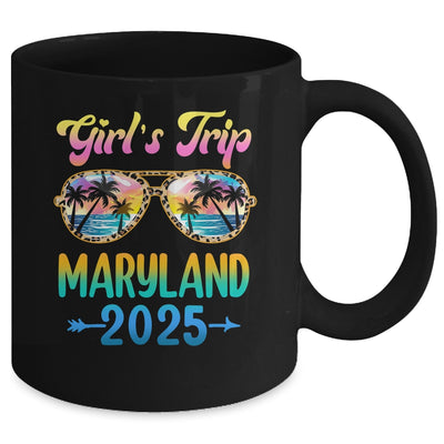Girl's Trip Maryland 2025 Summer Vacation Sunglasses Mug | siriusteestore