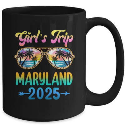 Girl's Trip Maryland 2025 Summer Vacation Sunglasses Mug | siriusteestore