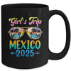 Girl's Trip Mexico 2025 Summer Vacation Sunglasses Mug | siriusteestore