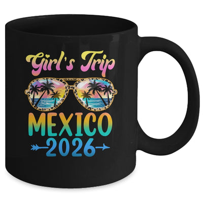 Girl's Trip Mexico 2026 Summer Vacation Sunglasses Mug | siriusteestore