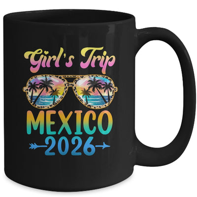 Girl's Trip Mexico 2026 Summer Vacation Sunglasses Mug | siriusteestore