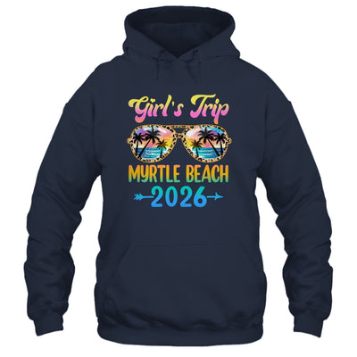 Girl's Trip Myrtle Beach 2026 Summer Vacation Sunglasses Shirt & Tank Top | siriusteestore
