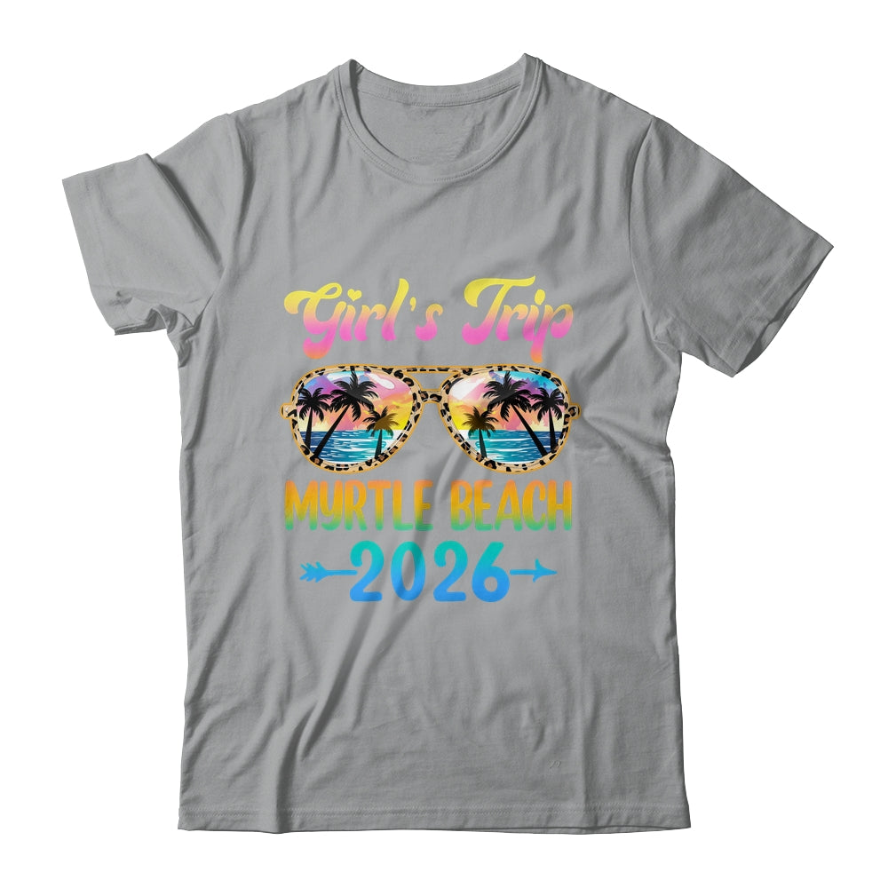 Girl's Trip Myrtle Beach 2026 Summer Vacation Sunglasses Shirt & Tank Top | siriusteestore