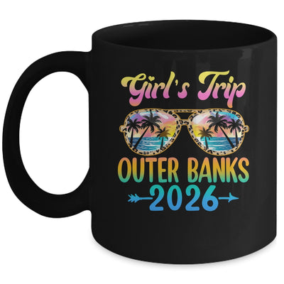 Girl's Trip Outer Banks 2026 Summer Vacation Sunglasses Mug | siriusteestore