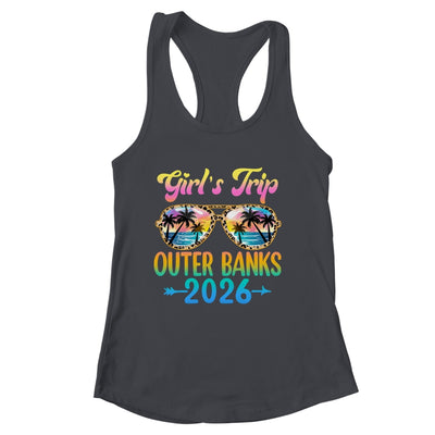 Girl's Trip Outer Banks 2026 Summer Vacation Sunglasses Shirt & Tank Top | siriusteestore