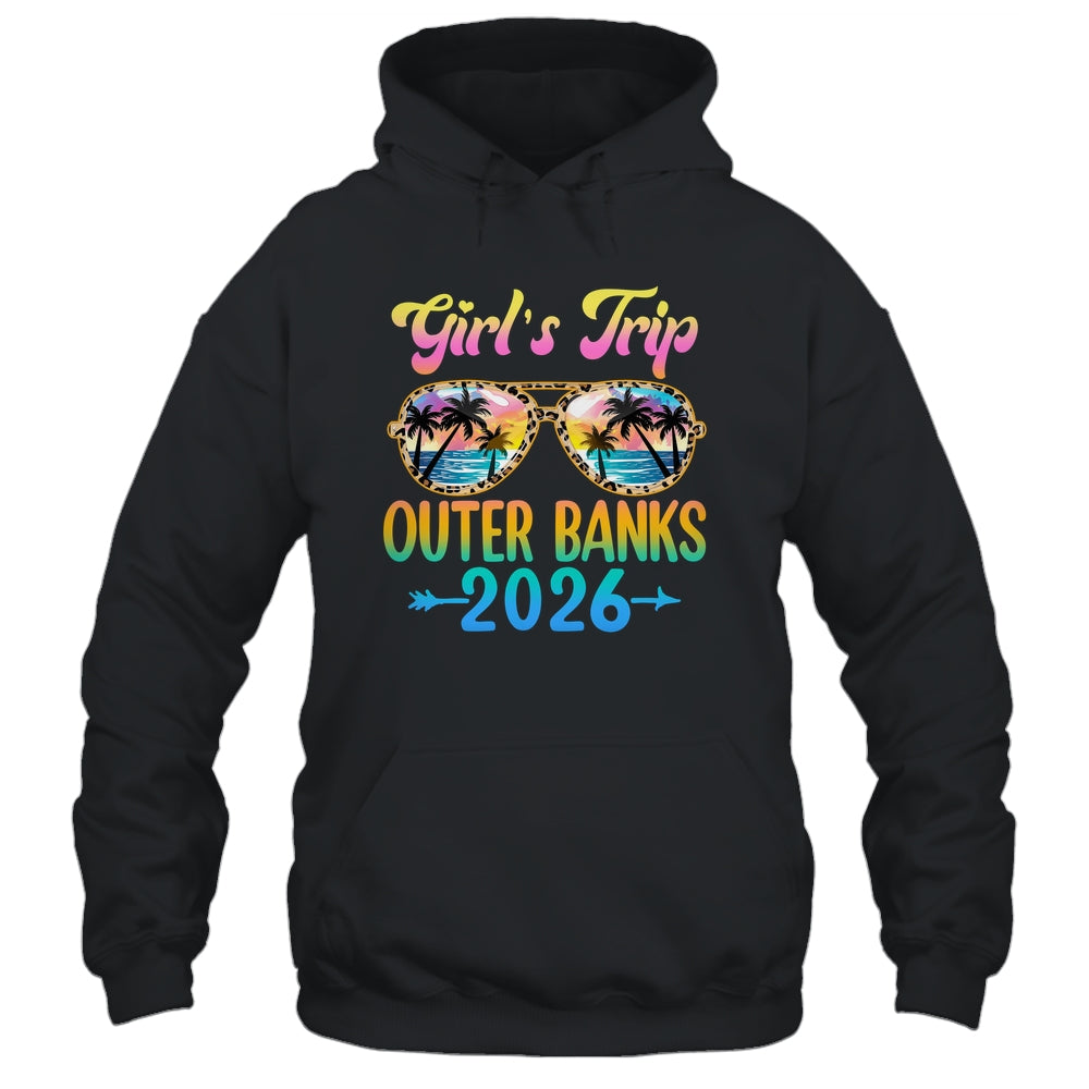 Girl's Trip Outer Banks 2026 Summer Vacation Sunglasses Shirt & Tank Top | siriusteestore