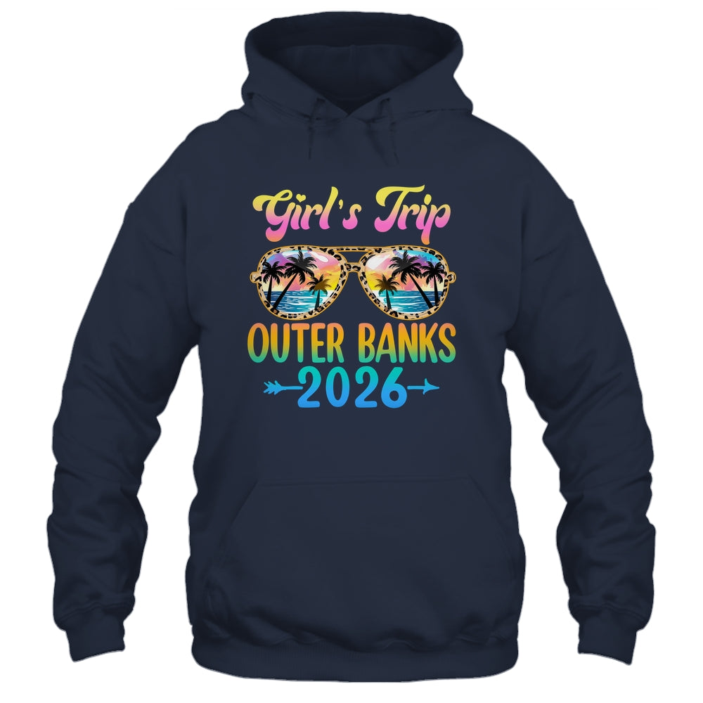Girl's Trip Outer Banks 2026 Summer Vacation Sunglasses Shirt & Tank Top | siriusteestore