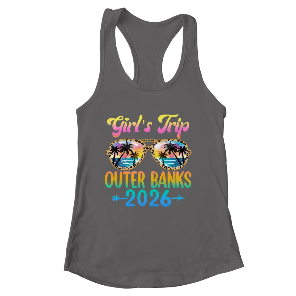 Girl's Trip Outer Banks 2026 Summer Vacation Sunglasses Shirt & Tank Top | siriusteestore