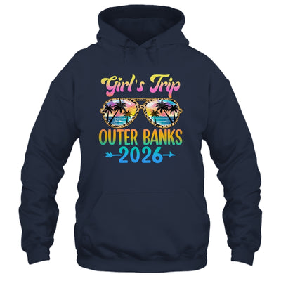 Girl's Trip Outer Banks 2026 Summer Vacation Sunglasses Shirt & Tank Top | siriusteestore