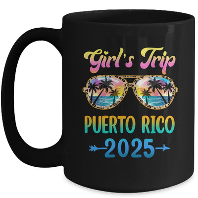 Girl's Trip Puerto Rico 2025 Summer Vacation Sunglasses Mug | siriusteestore