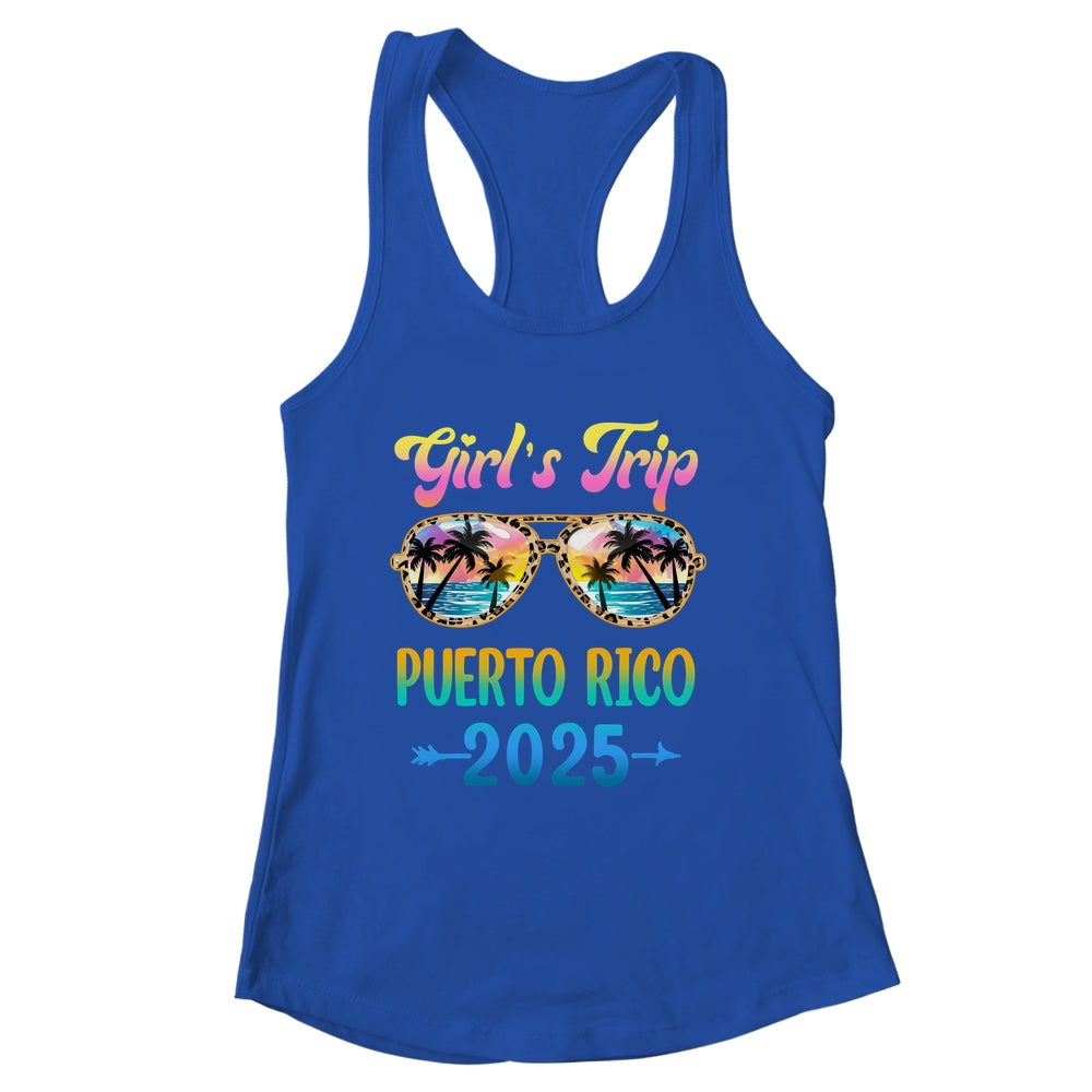 Girl's Trip Puerto Rico 2025 Summer Vacation Sunglasses Shirt & Tank Top | siriusteestore