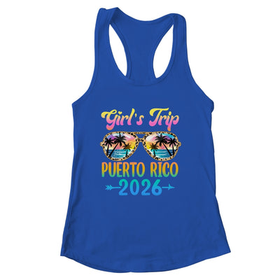 Girl's Trip Puerto Rico 2026 Summer Vacation Sunglasses Shirt & Tank Top | siriusteestore