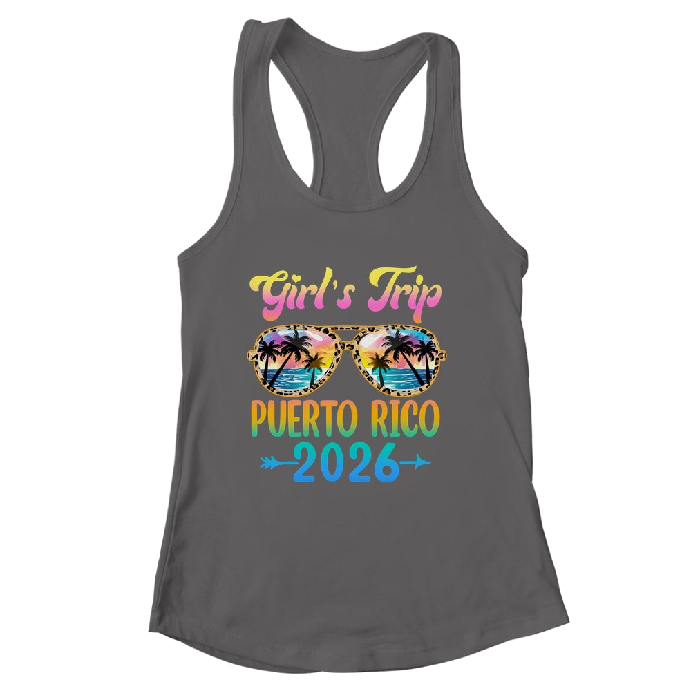 Girl's Trip Puerto Rico 2026 Summer Vacation Sunglasses Shirt & Tank Top | siriusteestore