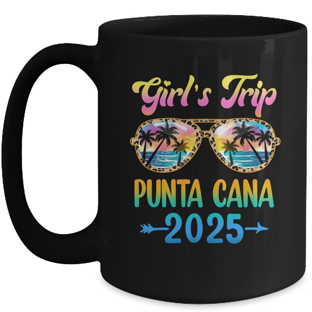 Girl's Trip Punta Cana 2025 Summer Vacation Sunglasses Mug | siriusteestore