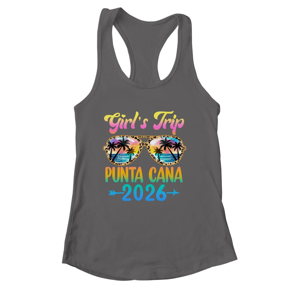 Girl's Trip Punta Cana 2026 Summer Vacation Sunglasses Shirt & Tank Top | siriusteestore