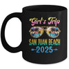 Girl's Trip San Juan Beach 2025 Summer Vacation Sunglasses Mug | siriusteestore