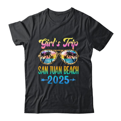 Girl's Trip San Juan Beach 2025 Summer Vacation Sunglasses Shirt & Tank Top | siriusteestore