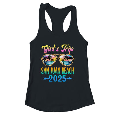 Girl's Trip San Juan Beach 2025 Summer Vacation Sunglasses Shirt & Tank Top | siriusteestore